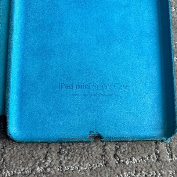 Apple iPad Mini 1st Gen A1432 Black 16GB Working Charger Smart Case Blue Bundle - Picture 12 of 15